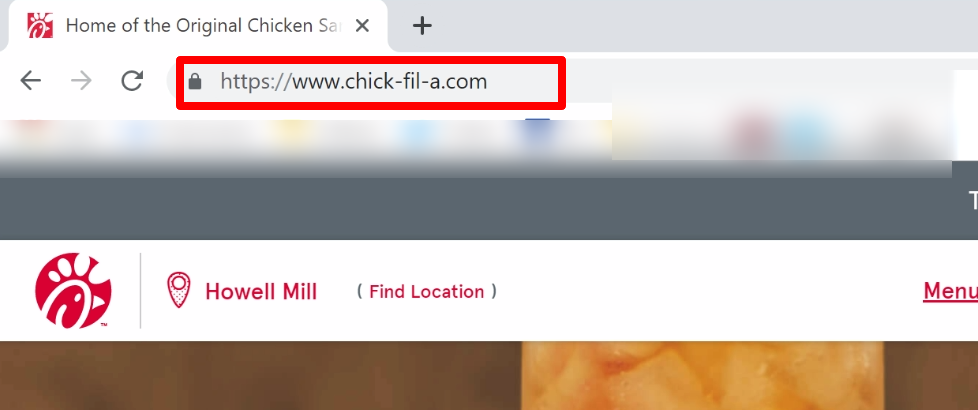 nombre de dominio de chick-fil-a